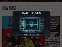 Tablet Screenshot of newnoisemagazine.com